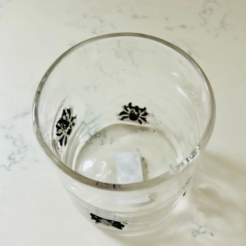 Crate&Barrel Halloween Spider 🕷️ Icon Double Old-Fashioned Glass